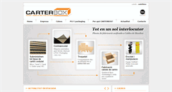 Desktop Screenshot of carterbox.com
